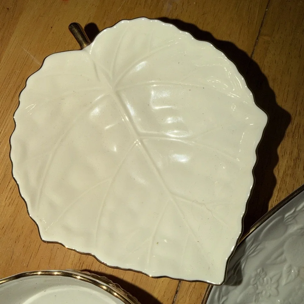 Lenox Ivory Serving Dishes with Gold Accents, Set‎ of 3